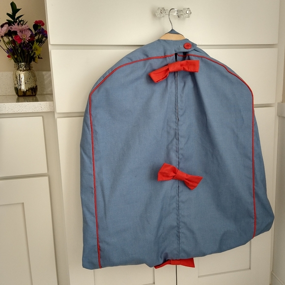 vintage GARMENT STORAGE BAG retro - Picture 6 of 7